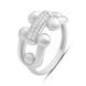 купить серебряное изделие Серебряное кольцо SilverThin с фианитами 0.25ct, вес изделия 3,17 гр (2197645) 19 размер фото 1 - фотография из каталога
