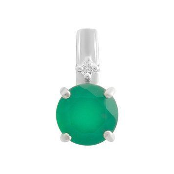 Серебряная подвеска Ювелирных украшений с агатом 1.737ct (2189800) 0089812 Серебряная подвеска Ювелирных украшений с агатом 1.737ct (2189800) фото з каталогу
