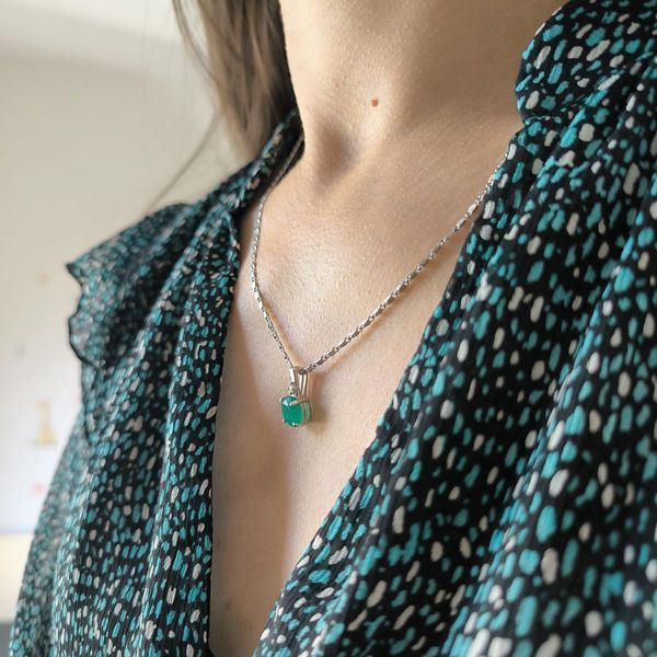 Серебряная подвеска Ювелирных украшений с агатом 1.737ct (2189800) 0089812 Серебряная подвеска Ювелирных украшений с агатом 1.737ct (2189800) фото с каталога