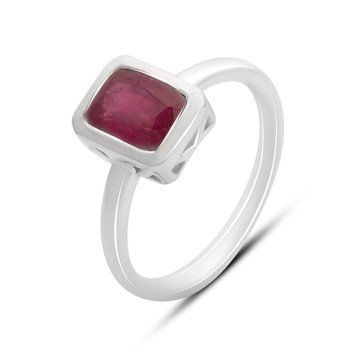 Серебряное кольцо Серебряные изделия с натуральным рубином 2.478ct, вес изделия 2,42 гр (2159520) 18 размер 5710259512  фото з каталогу