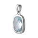 купить серебряное изделие Серебряная подвеска SilverThin с топазом 3.294ct (2049661) фото 2 - фотография из каталога