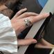 Срібна каблучка LoveR з відкритим дизайном та декоративними листками 17 розмір, срібло 925 &mdash; фото 7