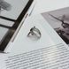 купить серебряное изделие Серебряное кольцо с чёрным фианитом (маркиз) ⚫✨ 18 размер фото 3 - фотография из каталога