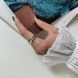купить серебряное изделие Серебряное кольцо с дизайнерским плетёным узором &ndash; современная геометрия в стиле минимализм 18 размер фото 6 - фотография из каталога
