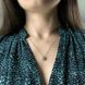 купить серебряное изделие Серебряное колье Серебряные изделия с фианитами, вес изделия 2,23 гр (2184393) 400450 размер фото 8 - фотография из каталога