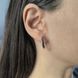 купити срібний виріб Срібні сережки LoveR кільця класичні, з англійським замком фото 7 - фотографія з каталогу