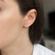 купить серебряное изделие Серебряные пусеты с длинными цепочками &ndash; элегантная простота для современного стиля фото 4 - фотография из каталога