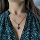 купити срібний виріб Срібний підвіс LoveR у геометричній формі ромба з містичним топазом та фіанітами фото 7 - фотографія з каталогу