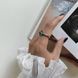 купити срібний виріб Каблучка LoveR з подушкоподібною вставкою димчасто-сірого кольору та боковими прозорими вставками 17 розмір фото 7 - фотографія з каталогу