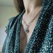 купить серебряное изделие Серебряная подвеска с ярким голубым опалом и фианитами &ndash; изысканный акцент вашего стиля фото 8 - фотография из каталога