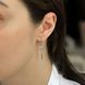 купить серебряное изделие Серебряные серьги в виде меча: сила и изящество в каждой детали фото 6 - фотография из каталога