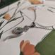 Срібне кольє LoveR з підвісом у вигляді змії, інкрустованим фіанітами, срібло 925 &mdash; фото 3