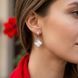 Срібні сережки LoveR з перламутром у формі чотирилистника (арт. 60002004), срібло 925 &mdash; фото 8
