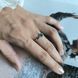 купити срібний виріб Срібна каблучка LoveR тонка з натуральним агатом прямокутної форми 17.5 розмір фото 7 - фотографія з каталогу