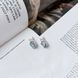 купити срібний виріб Срібні сережки LoveR з містичним топазом овальної форми та фіанітами, з англійським замком фото 3 - фотографія з каталогу