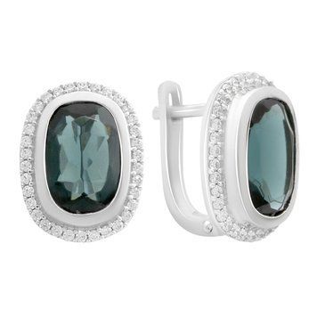Серебряные серьги Ювелирных украшений с топазом Лондон Блю 7.078ct (2188742) 2478812 Серебряные серьги Ювелирных украшений с топазом Лондон Блю 7.078ct (2188742) фото з каталогу