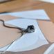 Срібний підвіс LoveR з квадратним сапфіром nano в оправі з фіанітами, срібло 925 &mdash; фото 5