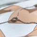 купить серебряное изделие Серебряное колье LoveR с круглой подвеской и каскадной цепочкой с фианитами 45-50 см фото 9 - фотография из каталога