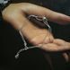 купити срібний виріб Срібний браслет LoveR &laquo;Подвійний ланцюжок&raquo; з кулькою та сердечком 17-20 см фото 2 - фотографія з каталогу