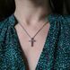 купити срібний виріб Срібний кулон LoveR &laquo;Хрест&raquo; з фіанітами фото 7 - фотографія з каталогу
