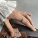 купити срібний виріб Срібна каблучка LoveR у мінімалістичному геометричному дизайні 18.5 розмір фото 8 - фотографія з каталогу