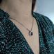 купить серебряное изделие Серебряная подвеска LoveR с лондонским топазом в форме капли фото 8 - фотография из каталога