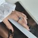 Срібна каблучка LoveR з фіанітом овальної форми та світлими боковими вставками 17 розмір, срібло 925 &mdash; фото 15