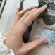 купити срібний виріб Срібна каблучка LoveR з доріжкою круглих фіанітів у класичному дизайні 18.5 розмір фото 8 - фотографія з каталогу