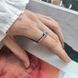 купити срібний виріб Срібна каблучка LoveR з натуральним топазом овальної форми 17 розмір фото 7 - фотографія з каталогу