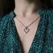 купить серебряное изделие Серебряная подвеска LoveR в форме сердца с дорожкой фианитов фото 7 - фотография из каталога