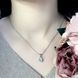 купить серебряное изделие Серебряную подвеску с большим фианитом &ndash; элегантность в простоте фото 4 - фотография из каталога