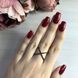 купить серебряное изделие Серебряное кольцо с черными фианитами 18,5 размер фото 4 - фотография из каталога