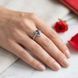 Серебряное кольцо LoveR с лондонским топазом каплевидной формы и дорожкой фианитов (арт. 218857517) 17 размер, серебро 925 &mdash; фото 9