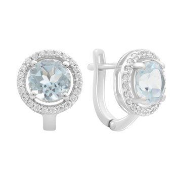 Серебряные серьги Ювелирных украшений с натуральным топазом 5.441ct (2187813) 3187812 Серебряные серьги Ювелирных украшений с натуральным топазом 5.441ct (2187813) фото з каталогу