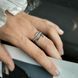 купити срібний виріб Срібна каблучка LoveR &laquo;Цвях&raquo; асиметрична з фіанітами 18 розмір фото 7 - фотографія з каталогу
