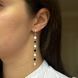 купити срібний виріб Срібні сережки LoveR з підвісними елементами у формі квітки та англійським замком фото 5 - фотографія з каталогу