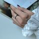 купить серебряное изделие Серебряное кольцо Ювелирных украшений с фианитами, вес изделия 2,18 гр (2187301) 18 размер фото 7 - фотография из каталога