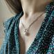 Срібна підвіска LoveR з круглою перлиною у вихорі з фіанітів, срібло 925 &mdash; фото 8