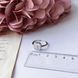 купить серебряное изделие Серебряное кольцо LoveR с фианитами в форме четырёхлистника 18 размер фото 7 - фотография из каталога