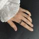 купити срібний виріб Срібна каблучка LoveR широка з декоративними гвинтиками 17.5 розмір фото 6 - фотографія з каталогу