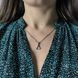 купить серебряное изделие Серебряная подвеска LoveR в форме треугольника с фианитами фото 8 - фотография из каталога