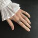 купити срібний виріб Срібна каблучка LoveR з двома квітами з фіанітами у формі конюшини фото 6 - фотографія з каталогу