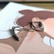 Серебряные серьги LoveR трапециевидные гладкие на английском замке, серебро 925 &mdash; фото 5