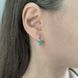 купить серебряное изделие Серебряные серьги SilverThin с натуральным изумрудом 1.605ct, фианитами (2187677) фото 6 - фотография из каталога